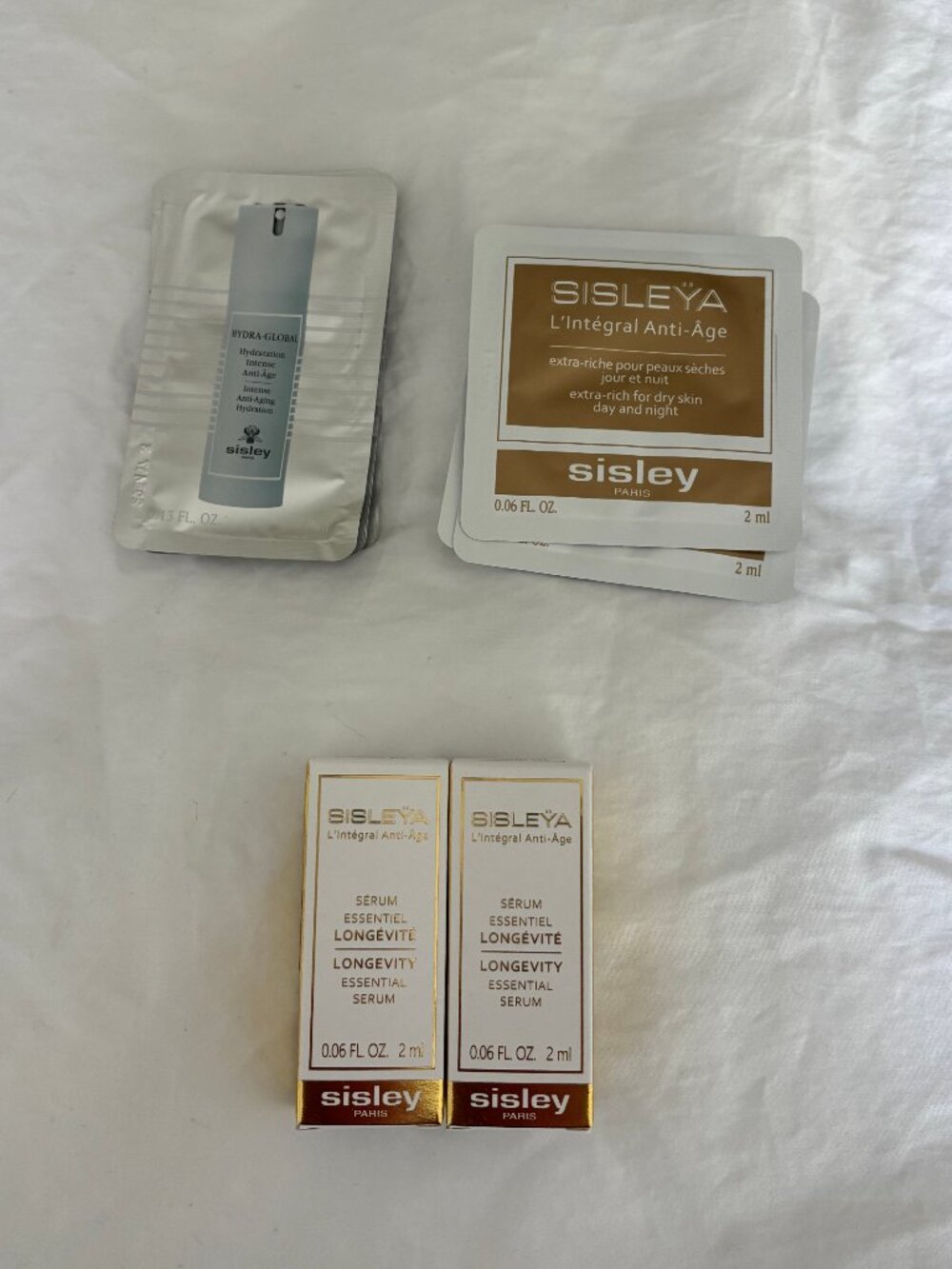 Sisley skin care samples